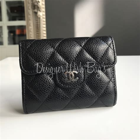 chanel small trifold wallet replica|chanel classic small wallet.